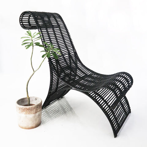 BANIG | All-Weather Lounge Chair With Footstool