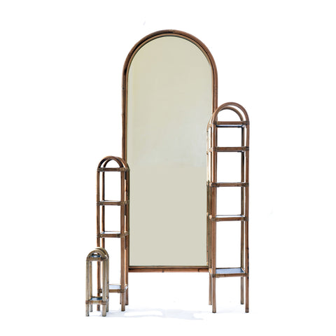 ULAP | standing mirror with shelves